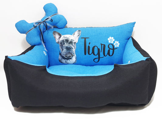 Lettino per cane personalizzato BlackAzul