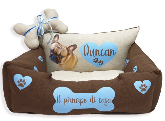 Cuccia personalizzata per cane Marbeige