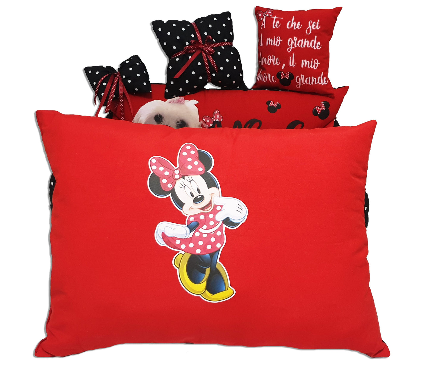 Cuccia personalizzata per cane Disney Minnie