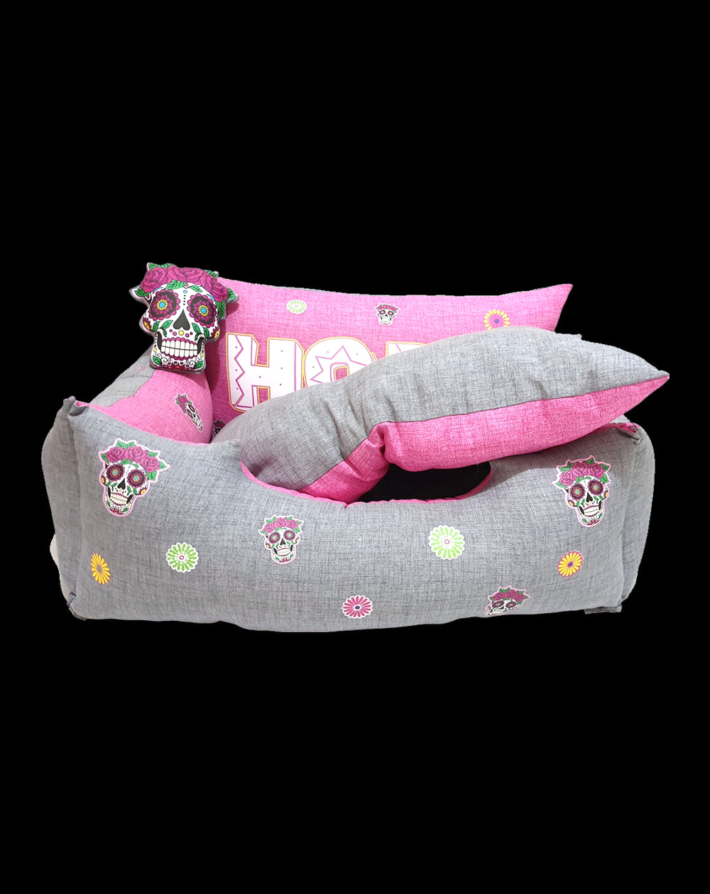 Personalisiertes Halloween-Hundebett