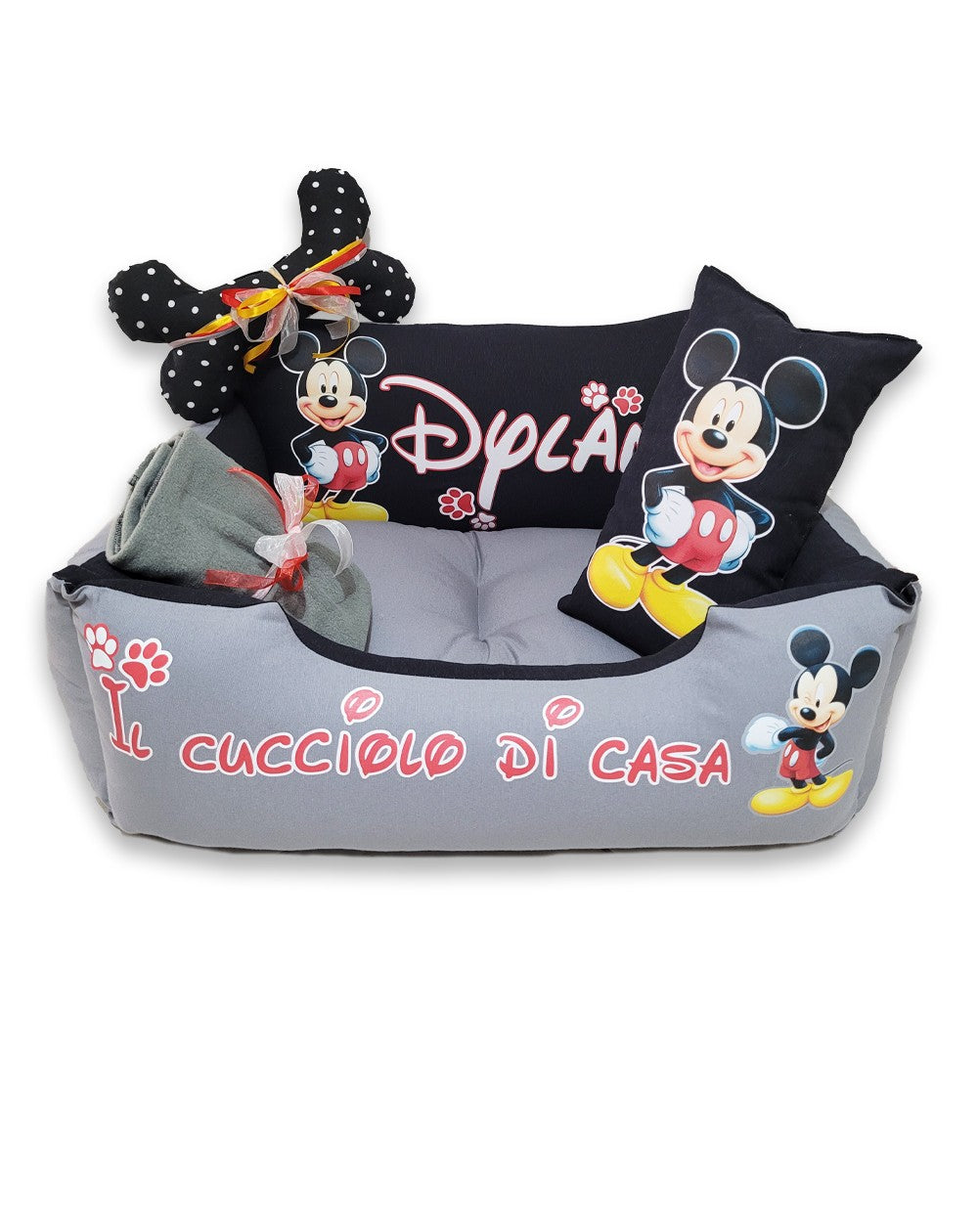 Cuccia personalizzata per cane Disney Topolino