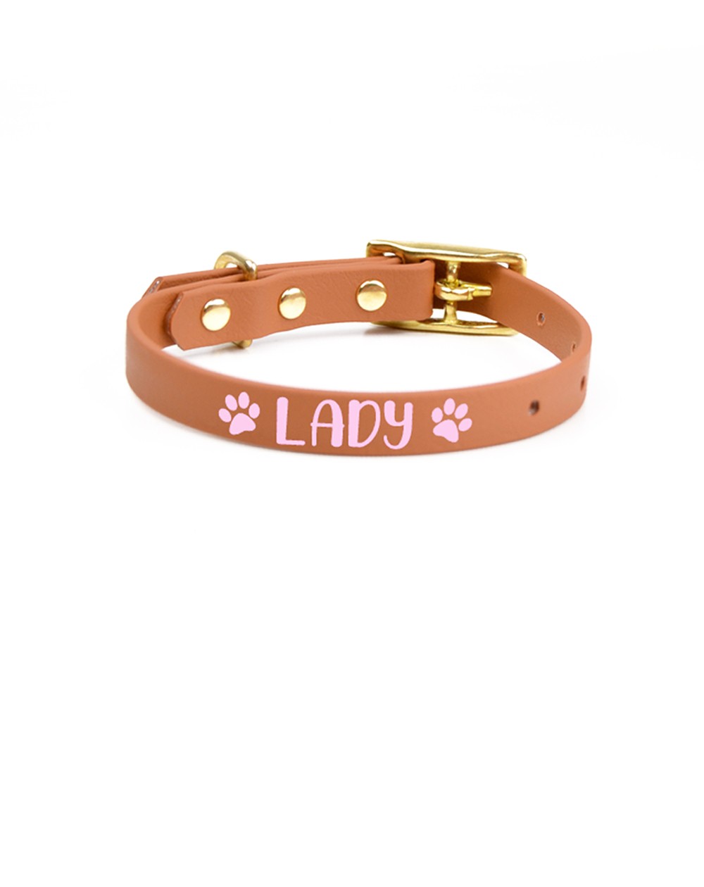 Collare personalizzato con nome per cane Rose