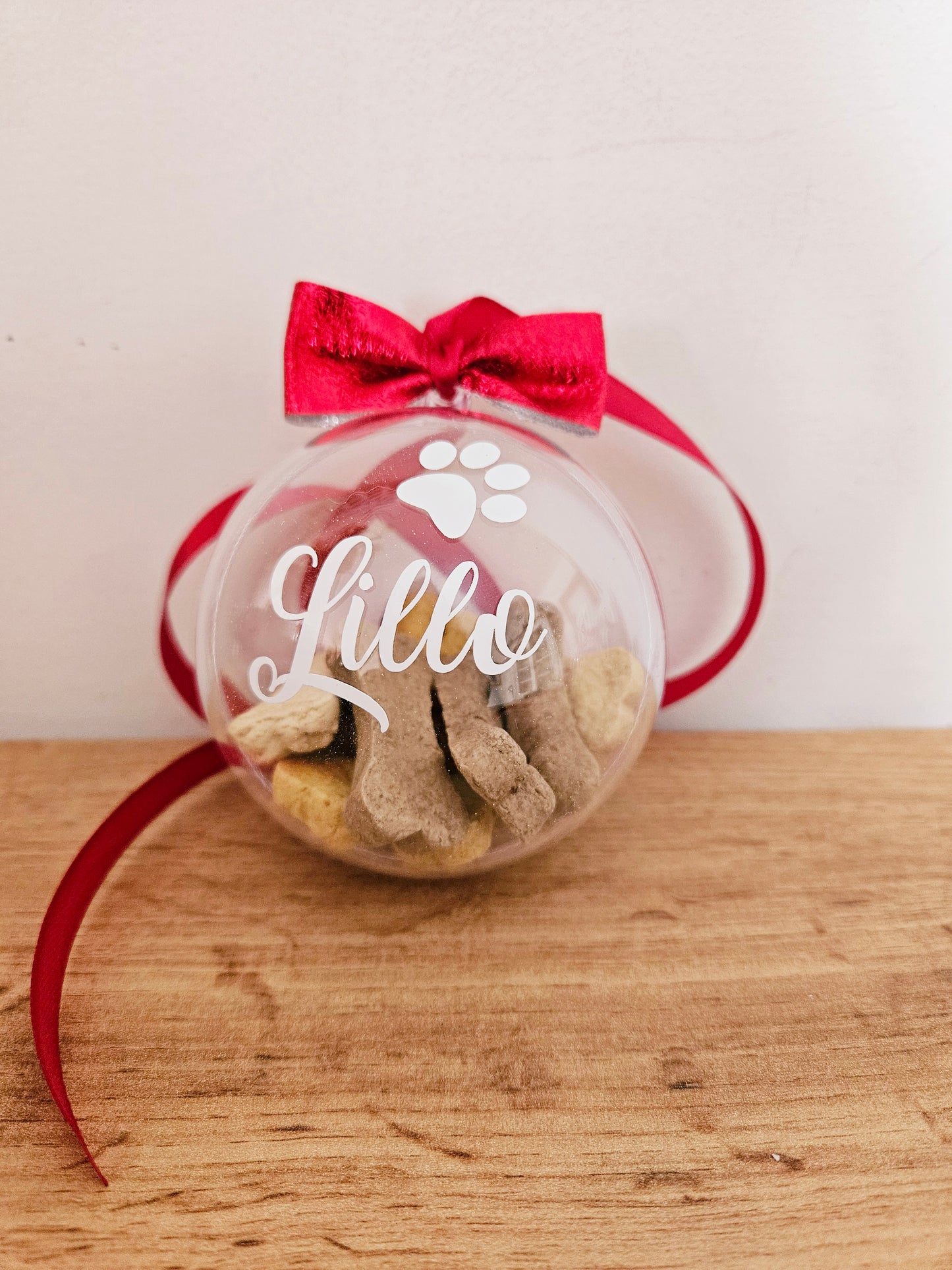 Palline di Natale personalizzate con nome cane