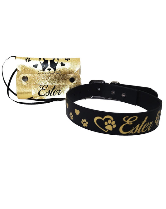 Collare personalizzato con nome Goldblack