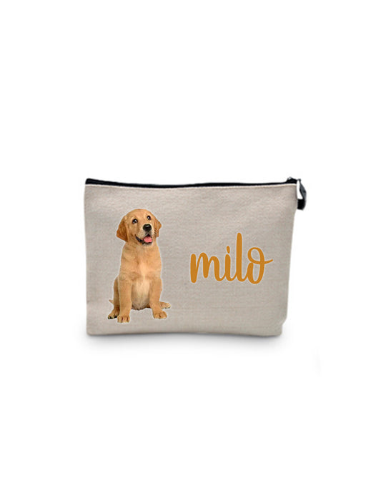 Personalisierte Clutch mit Cane Lab-Foto