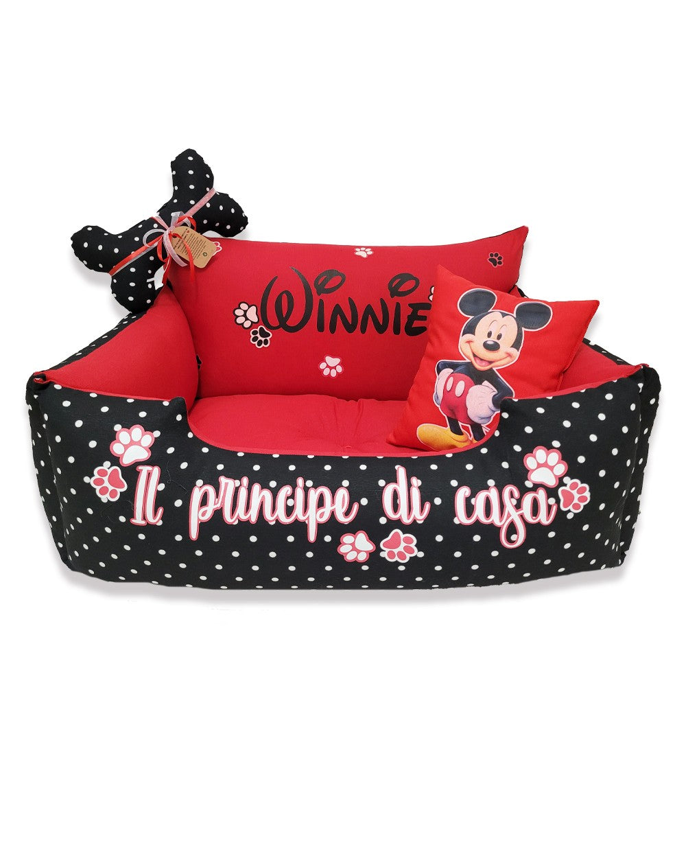 Cuccia personalizzata per cane Disney Topolino