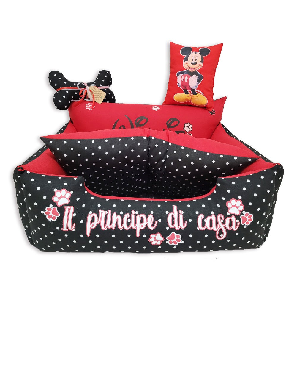 Cuccia personalizzata per cane Disney Topolino