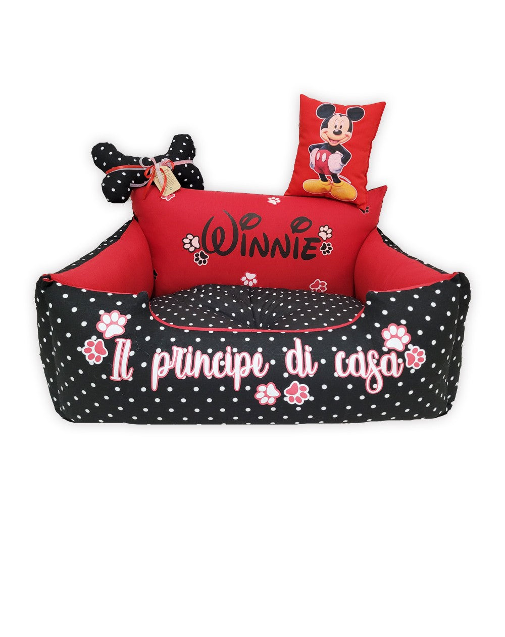 Cuccia personalizzata per cane Disney Topolino