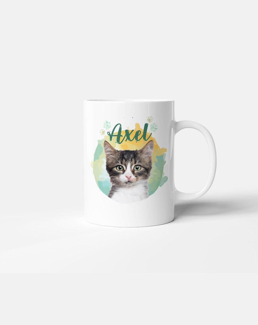 Personalisierte Tasse mit Foto, Katzenfarbe