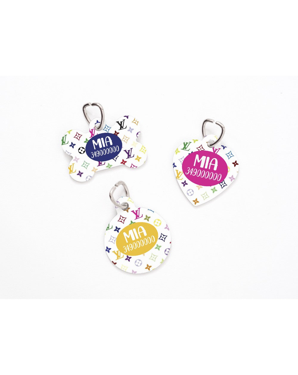 Personalized Vuitton Color ID tag