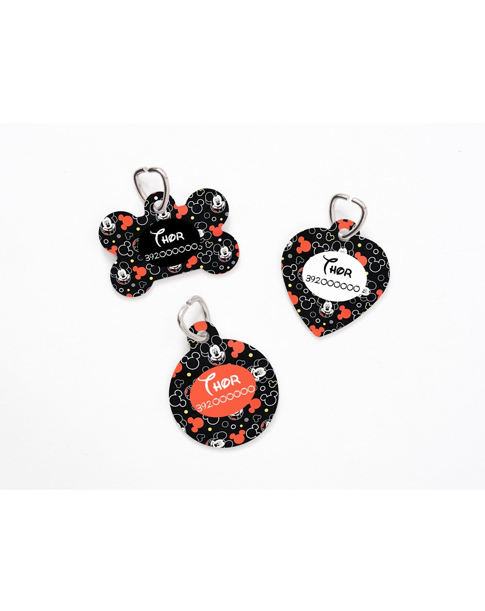 Personalized Mickey Mouse ID tag