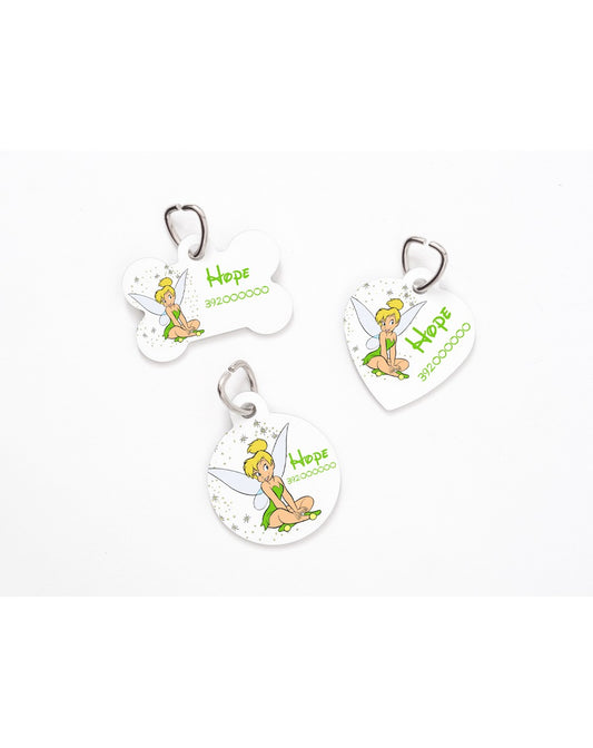 Personalized Tinker Bell ID tag