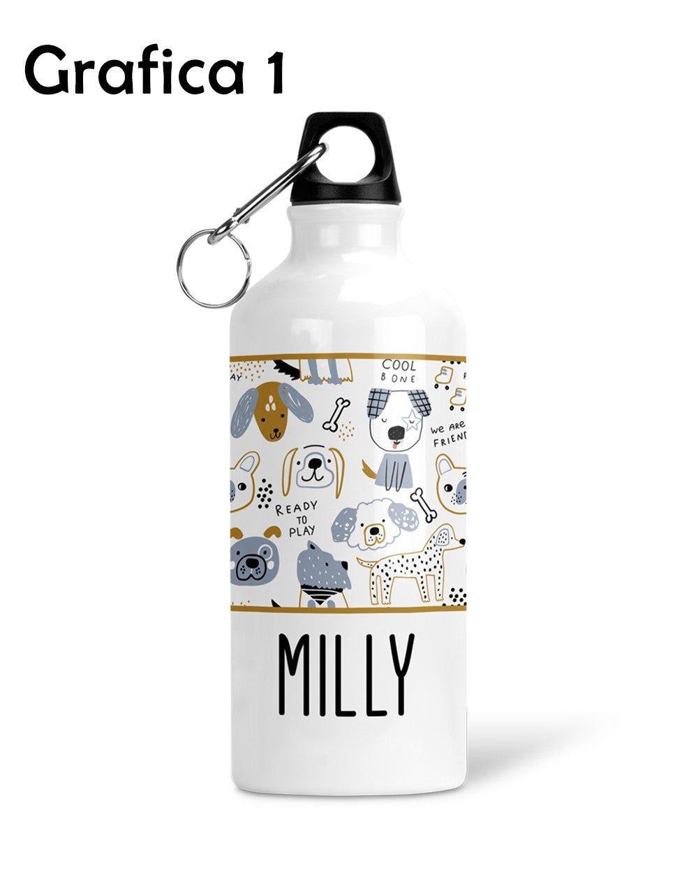 Personalisierte Wasserflasche mit Namen