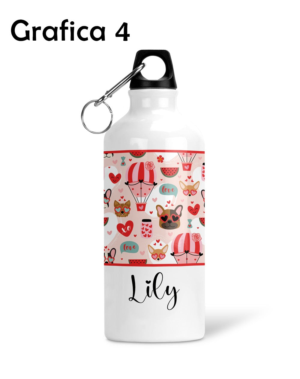 Personalisierte Wasserflasche mit Namen