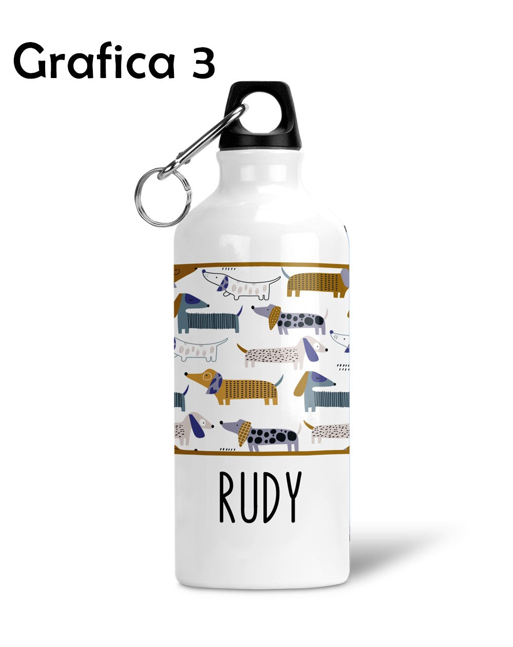 Personalisierte Wasserflasche mit Namen