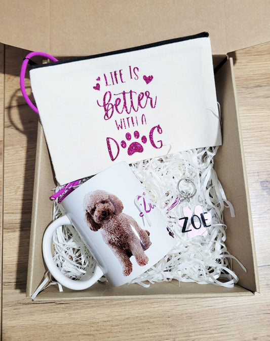 Gift Box personalizzata Foto Cane Zampette