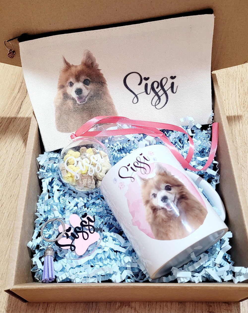 Gift Box personalizzata con foto e nome cane