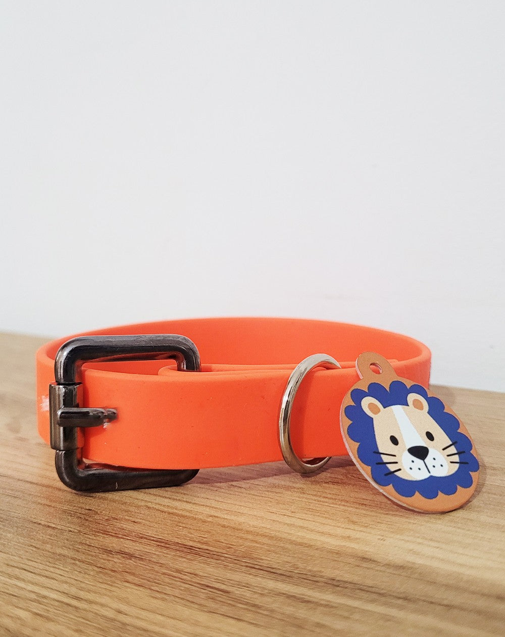 Collare personalizzato con nome per cani modello Lion