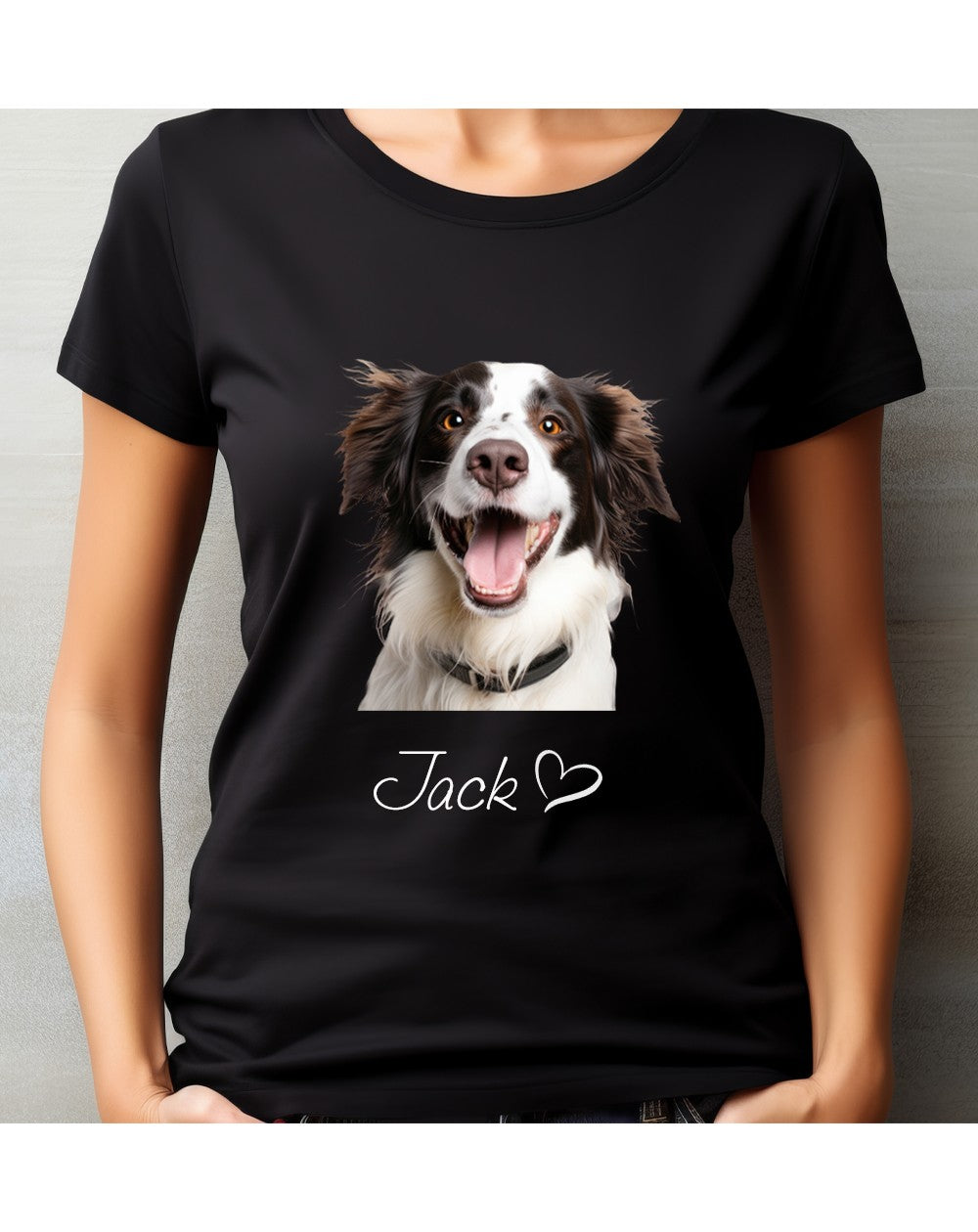 T-shirt personalizzata con foto del tuo cane