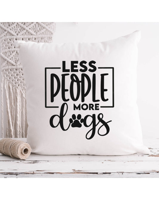 Cuscino decorativo - Less Person, more Dogs