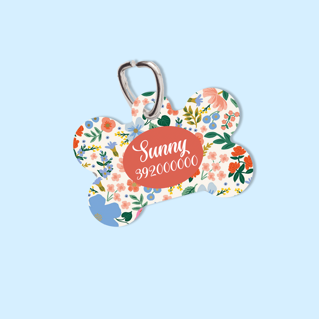 Personalized ID Tag - Spring