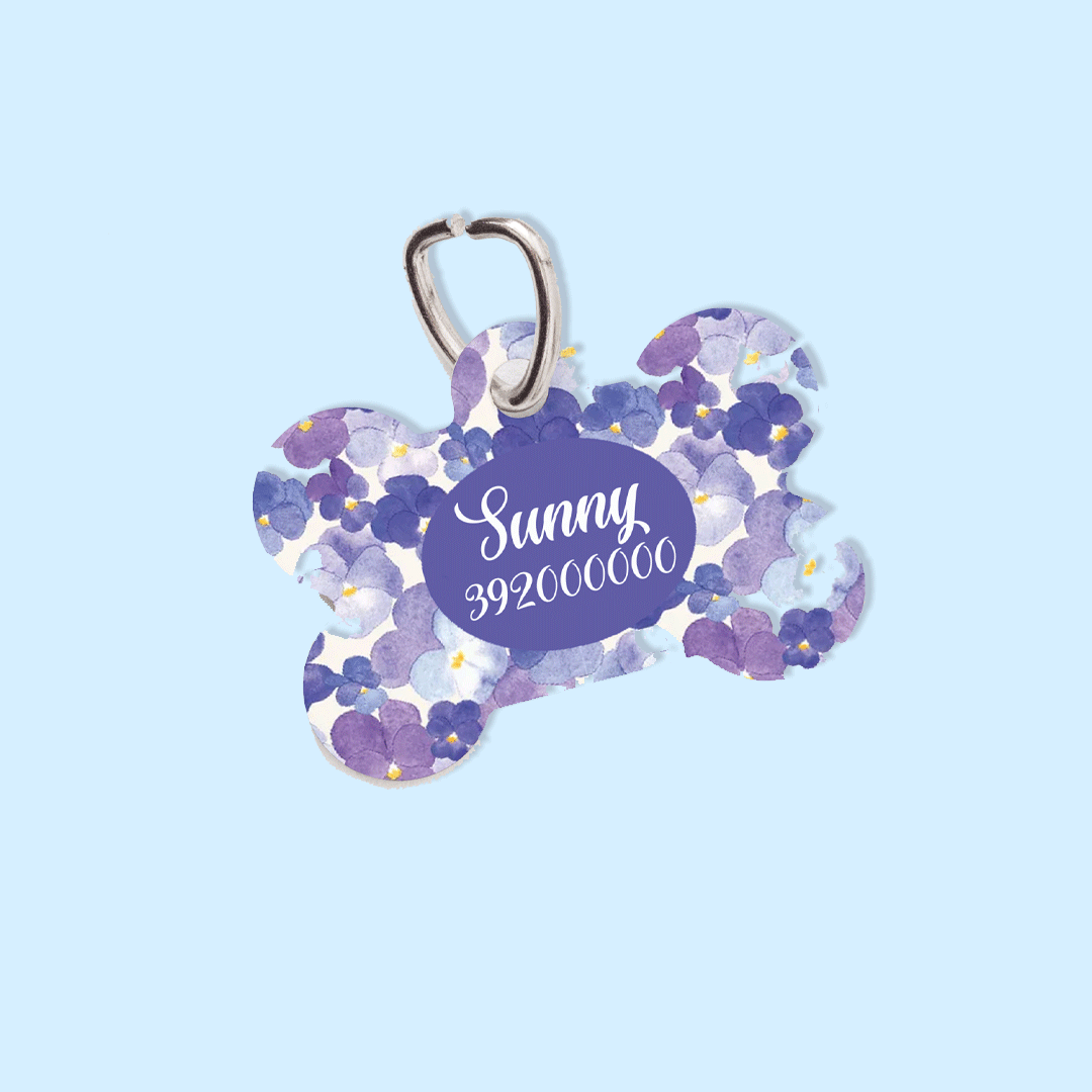 Personalized ID Tag - Violetta